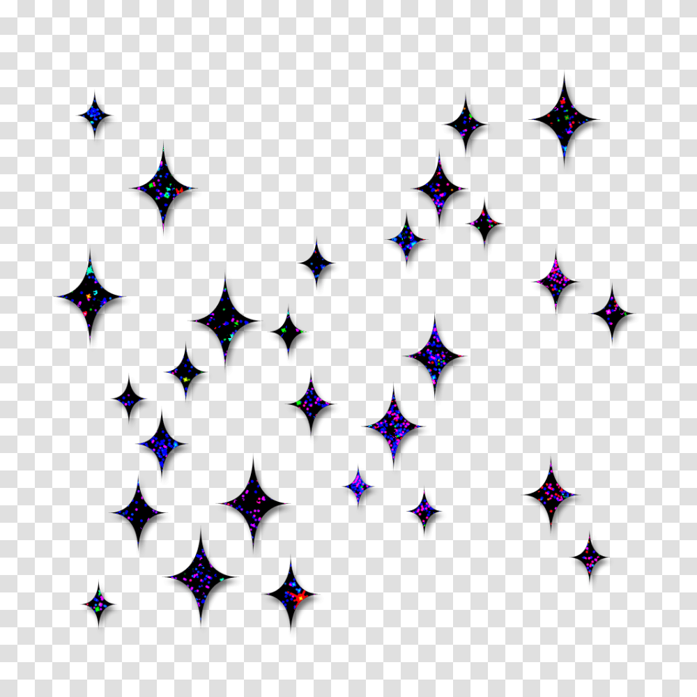 Stars Glitter Ftestickers, Star Symbol, Outdoors Transparent Png