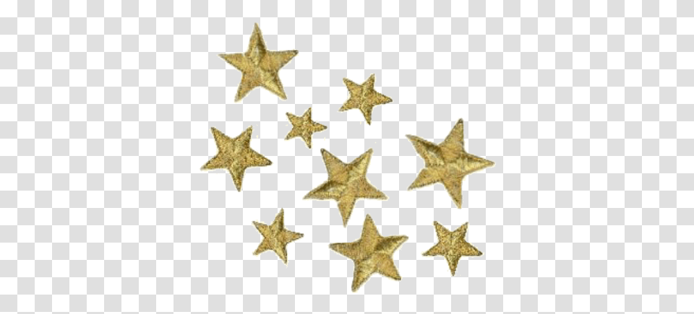 Stars Gold Star Sticker, Star Symbol, Rug, Cross Transparent Png