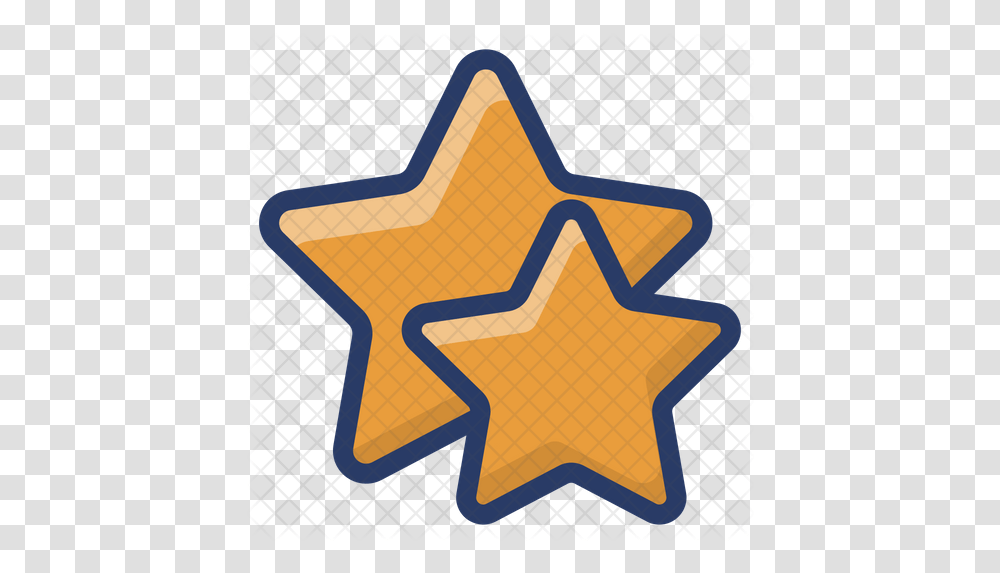 Stars Icon Of Colored Outline Style Blue Star Outline, Symbol, Star Symbol, Guitar, Leisure Activities Transparent Png