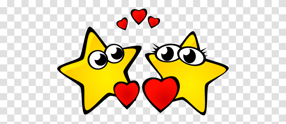 Stars In Love Clip Art, Heart, Pac Man Transparent Png