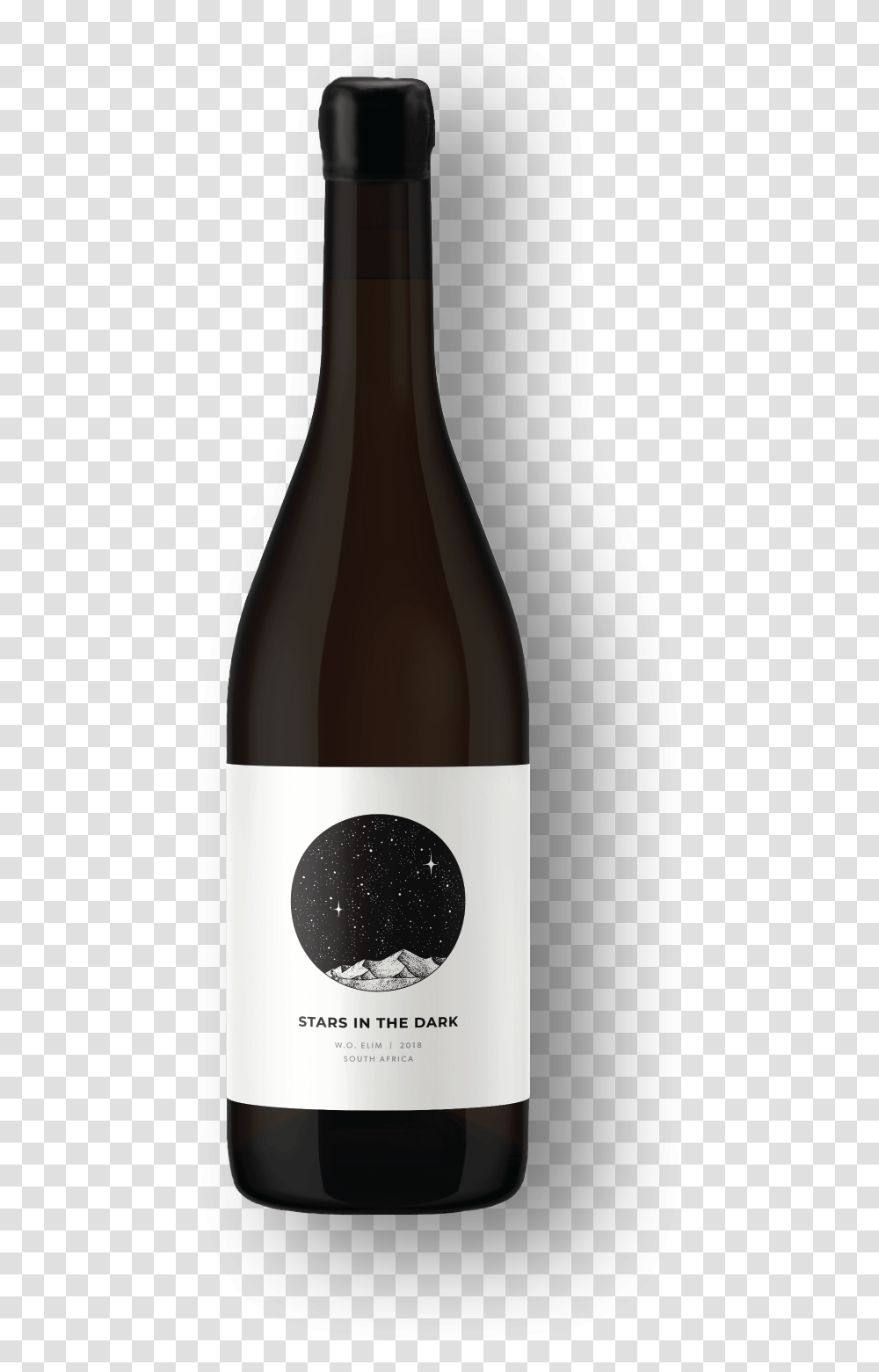 Stars In The Dark By Minimalist Wines Glass Bottle, Alcohol, Beverage, Drink, Beer Transparent Png