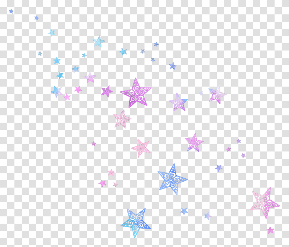 Stars Kawaii Kpop Pink Blue Glitter Sparkle Pink Glitter Stars Transparent Png