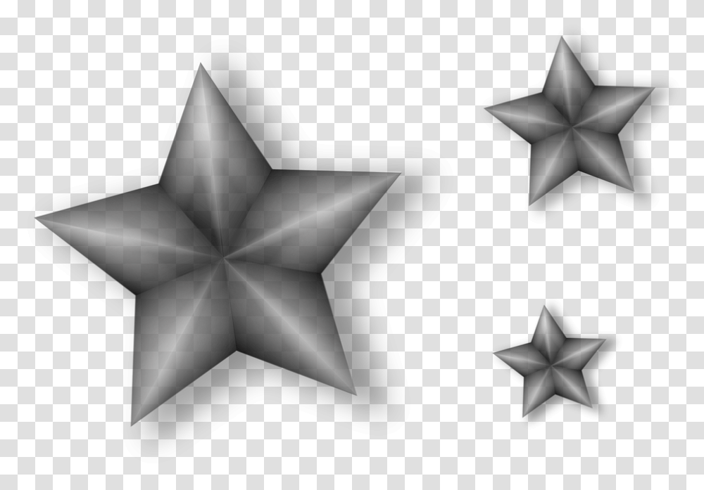 Stars Nightsky 3d Metal Star Clip Art, Star Symbol, Lamp Transparent Png