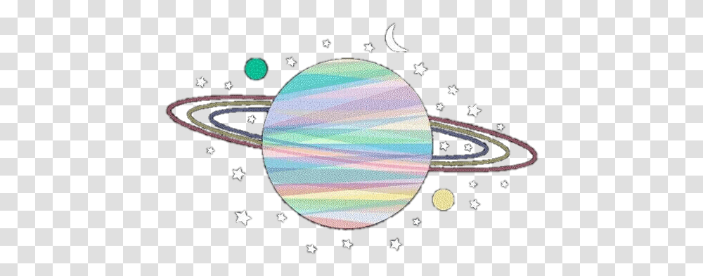 Stars Planet Colorful Aesthetic Aesthetic Planets, Sphere, Astronomy Transparent Png