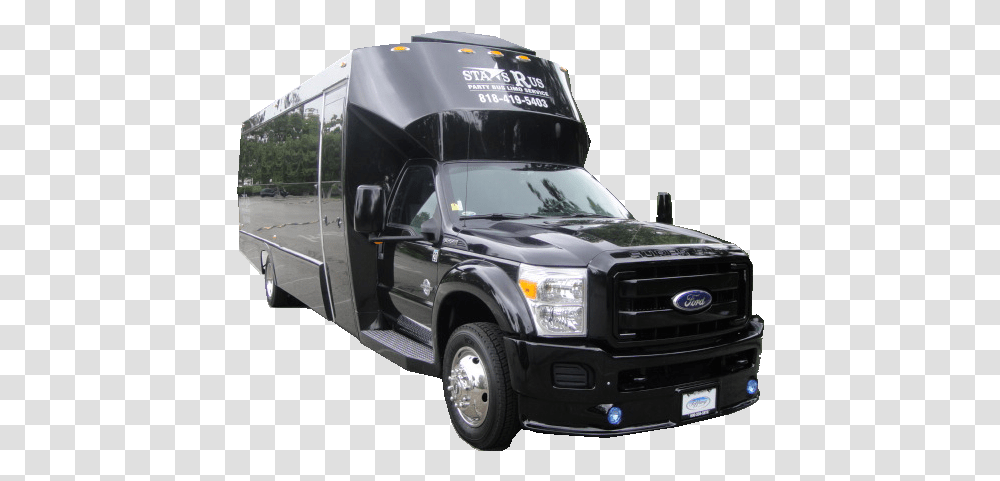 Stars R Us Party Bus Limo Rental La Oc San Bernadino Ford Motor Company, Vehicle, Transportation, Van, Truck Transparent Png
