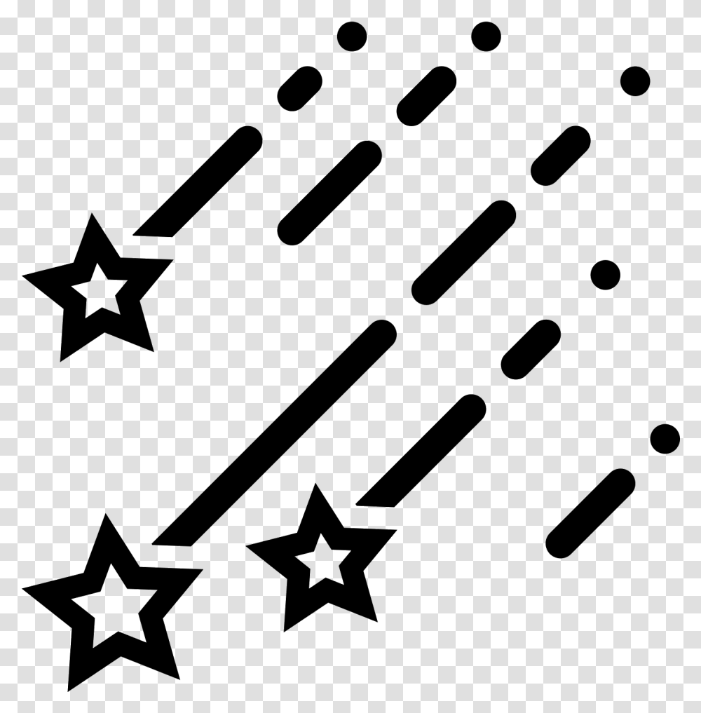 Stars Shooting Star Icon, Gray, World Of Warcraft Transparent Png