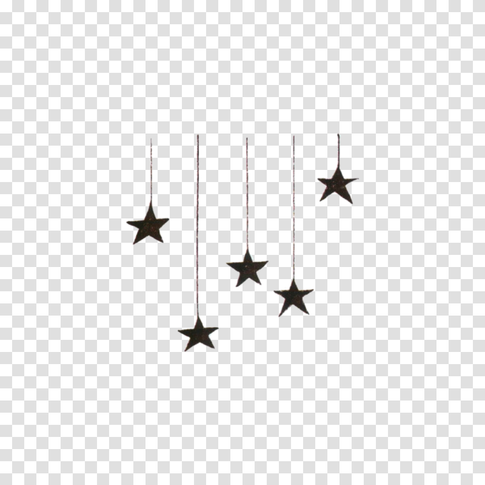 Stars Star Black Tumblr Sticker Photography, Lamp, Crystal, Cross Transparent Png