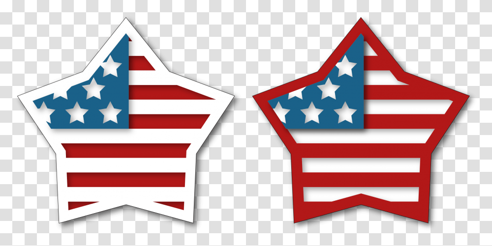 Stars Star Swooper Banner Fondant American Flag Cupcakes, Symbol, Star Symbol Transparent Png