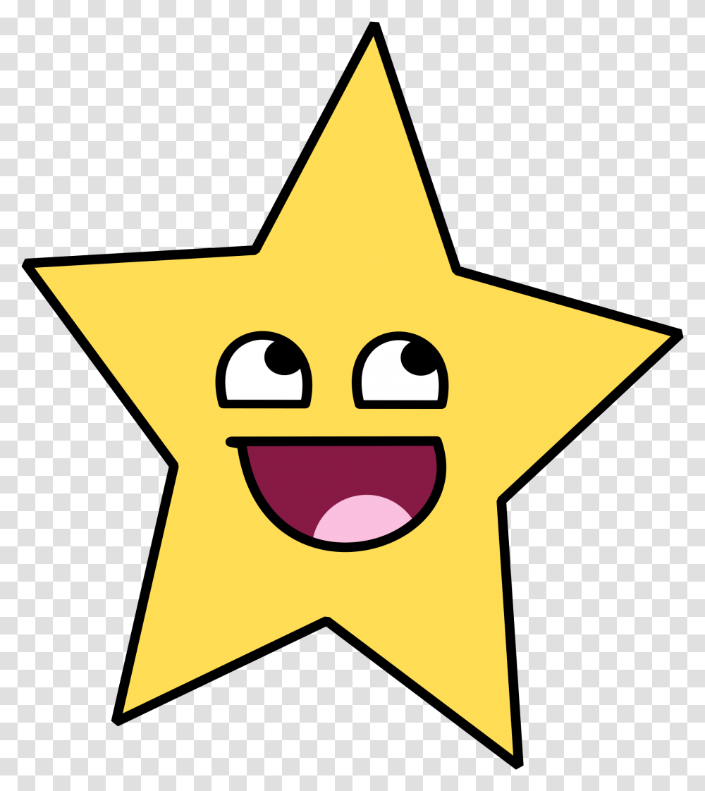 Stars Star With A Face, Star Symbol, Cross Transparent Png