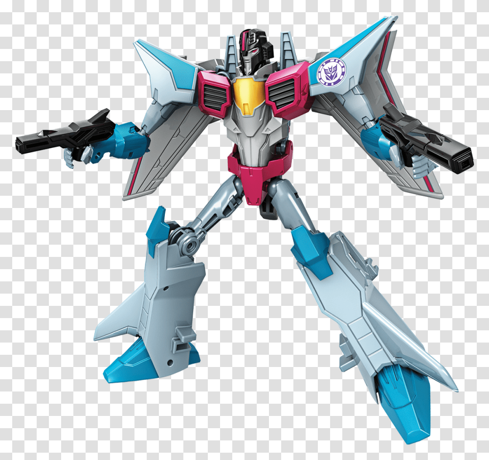 Starscream Robot Transformers In Both Forms, Toy Transparent Png