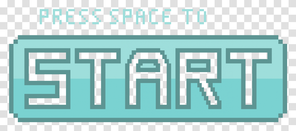 Start Button Press Space To Start Button, Word, Number Transparent Png