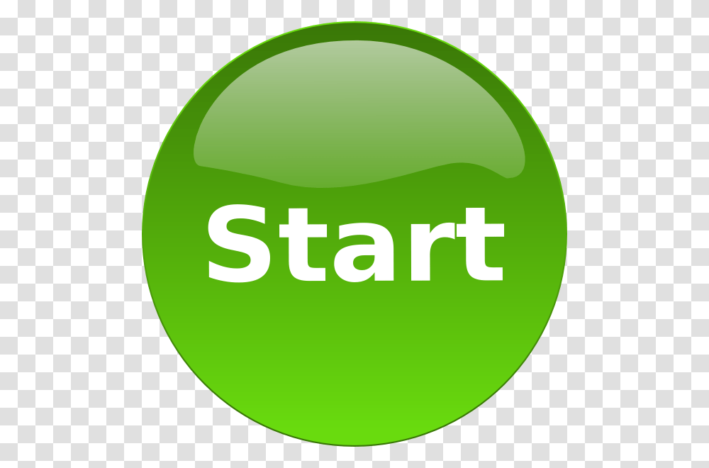 Start Clipart, Tennis Ball, Green, Logo Transparent Png