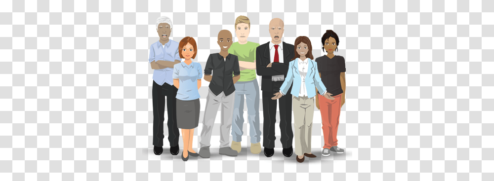 Start Downloading The Largest Collection Of Stock Image Animated People Background, Person, Human, Family, Tie Transparent Png