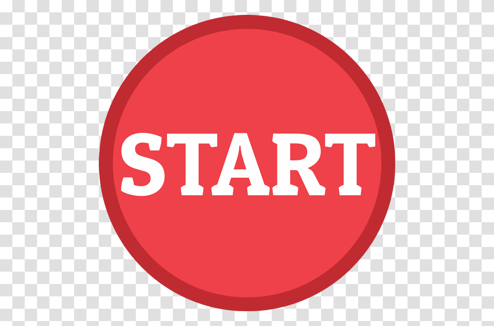 Start Red Button, Logo, Trademark Transparent Png