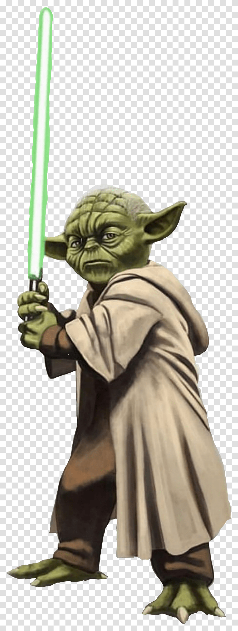 Starwars Jediknight Master Yoda Lightsaber Yoda, Person, Human, Portrait, Face Transparent Png