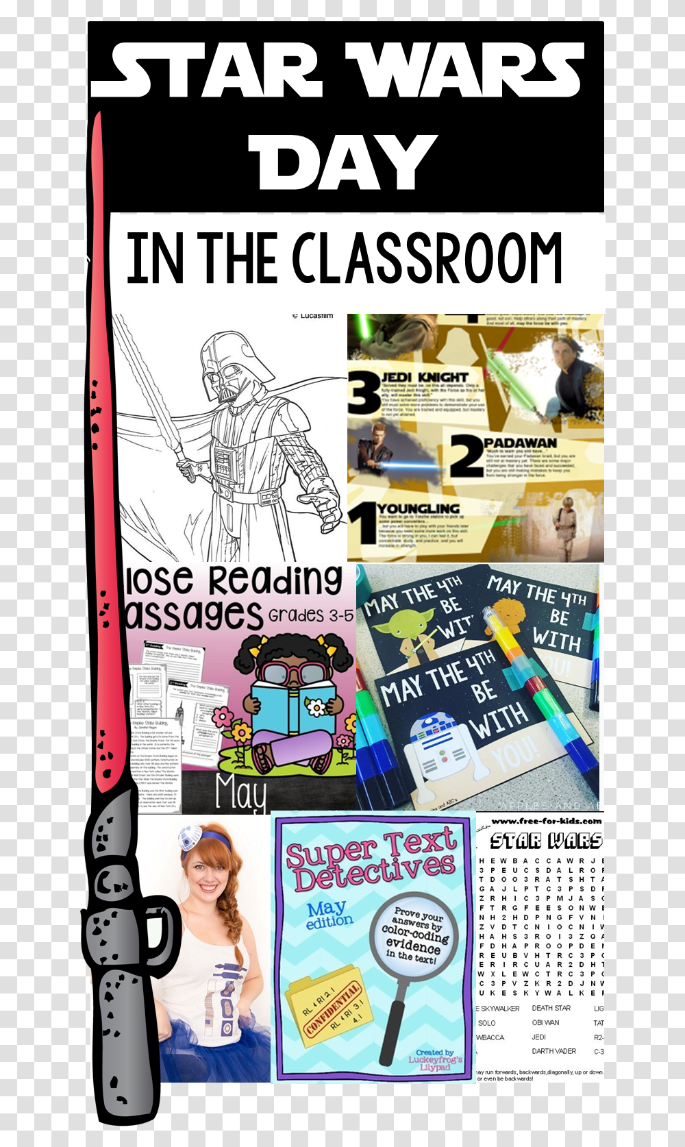Starwars Star Wars Classroom Ideas, Poster, Advertisement, Person, Human Transparent Png