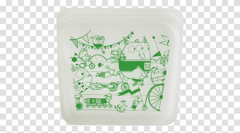Stasher Sandwich Bag Monsters Space Animals Stasher Bag, Tray, Art, Drawing, Doodle Transparent Png