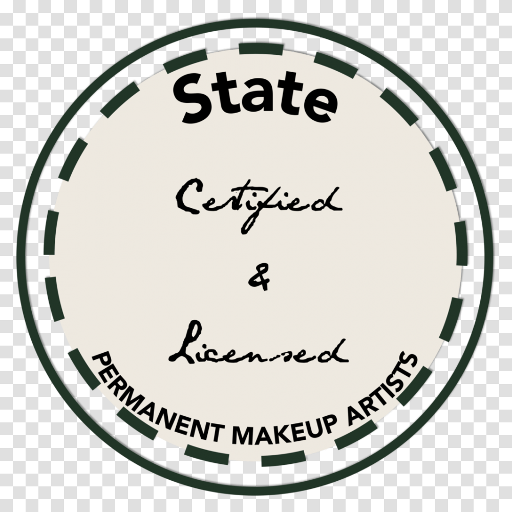 State Certified Circle, Label, Handwriting, Pillow Transparent Png