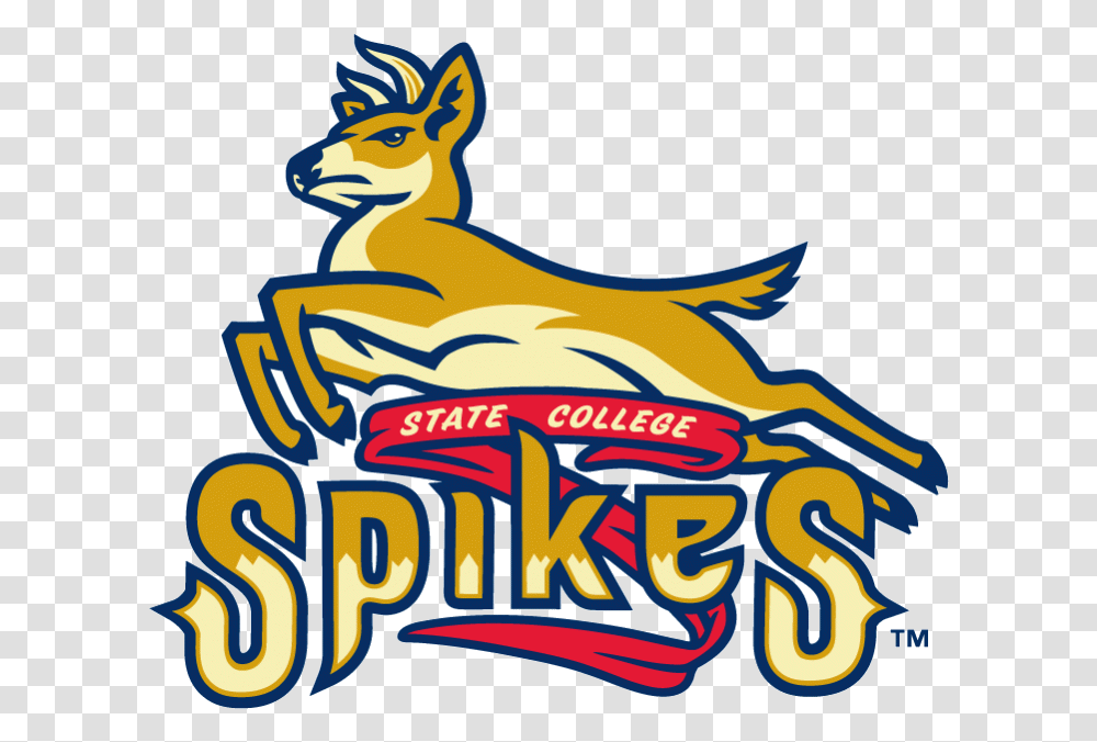 State College Spikes Logo New York Penn League State College Spikes Baseball, Word, Meal, Food, Slot Transparent Png