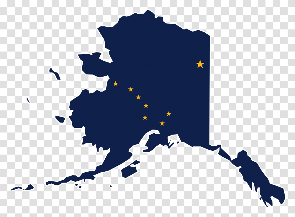 State Of Alaska, Map, Diagram, Bird, Animal Transparent Png