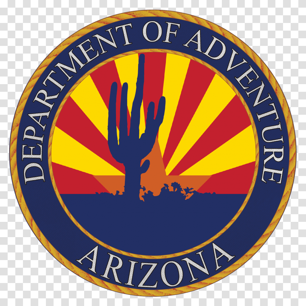 State Of Arizona Logo, Trademark, Emblem, Badge Transparent Png