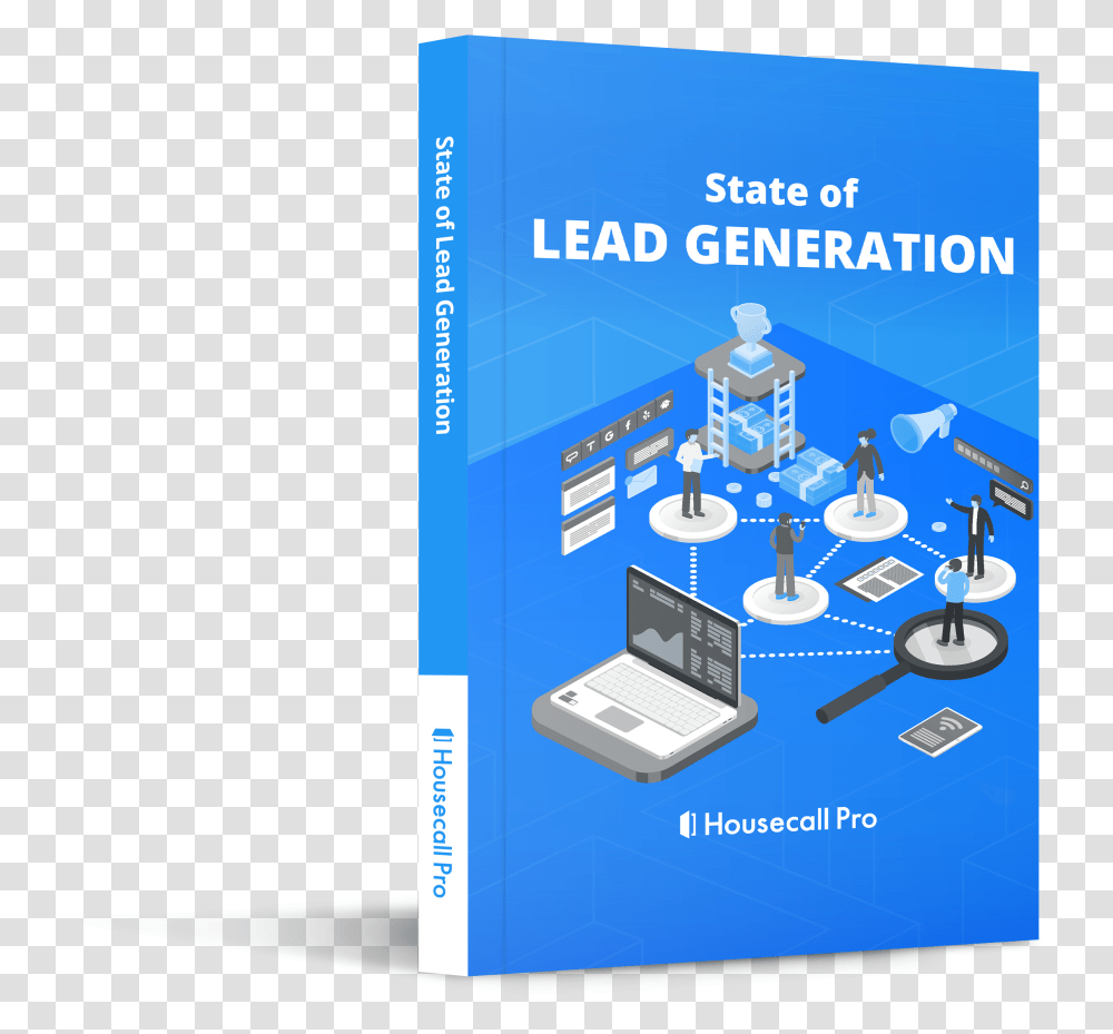 State Of Lead Generation Report Ebook Cover Photo Graphic Design, Pc, Computer, Electronics, Monitor Transparent Png