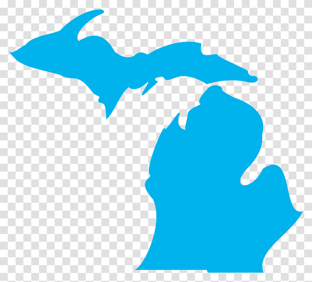 State Of Michigan Clipart Download State Of Michigan Clip Art, Person, Human, Silhouette, Mammal Transparent Png
