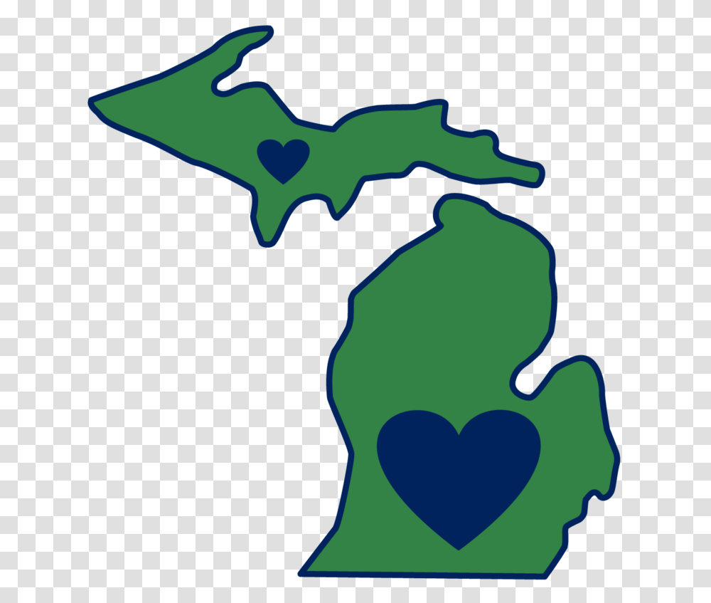 State Of Michigan Flag Clipart, Hand, Axe, Tool Transparent Png