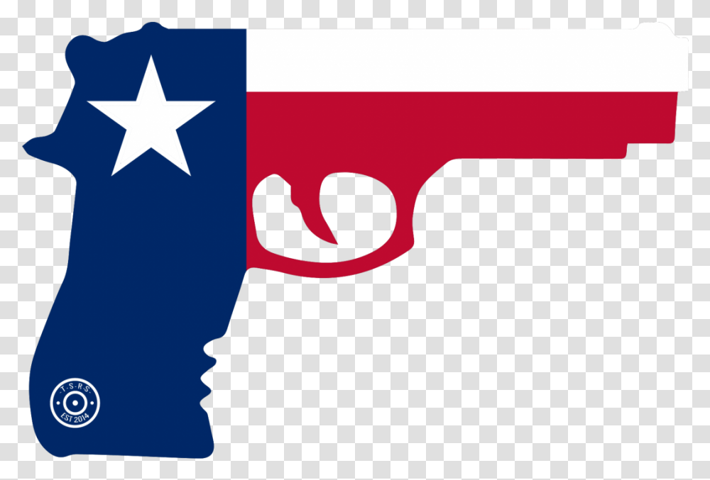 State Of Texas Gun Window Decal, Flag, American Flag, Weapon Transparent Png