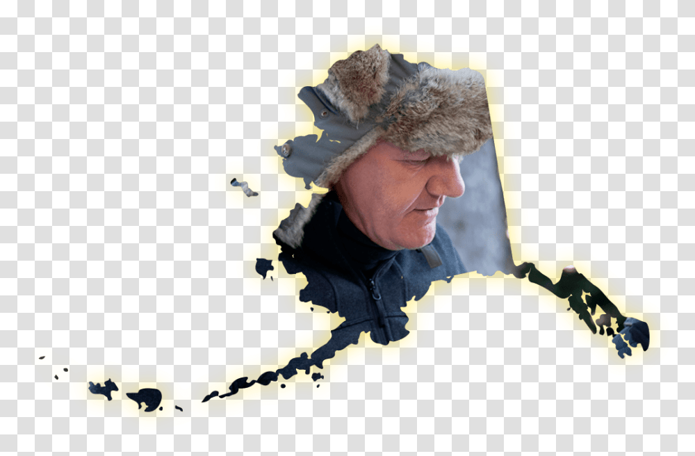 State Picture Of Alaska, Hood, Person, Hat Transparent Png