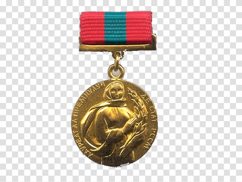 State Prize Of The Mssr 2 Gold Medal, Locket, Pendant, Jewelry, Accessories Transparent Png