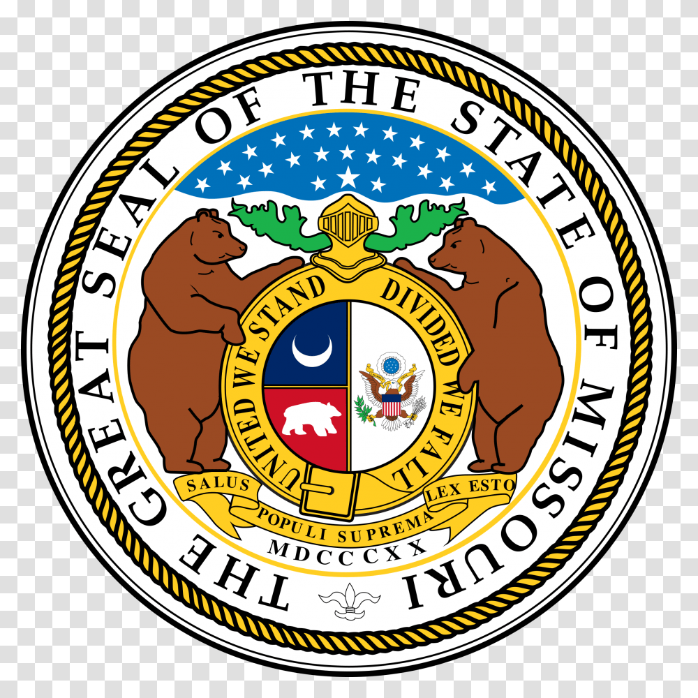 State Seal Of Missouri, Logo, Badge, Emblem Transparent Png