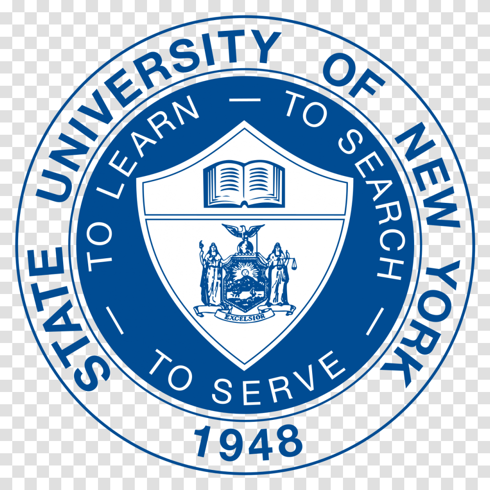 State University Of New York Logo University Of New York, Label, Text, Symbol, Emblem Transparent Png