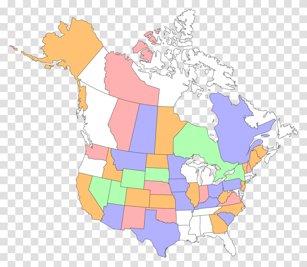 States And Provinces Map, Plot, Diagram, Atlas, Astronomy Transparent Png
