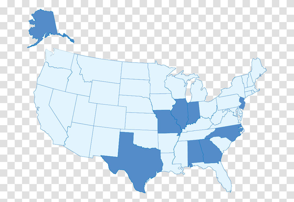 States Long Distance Louisiana To California, Map, Diagram, Plot, Atlas Transparent Png