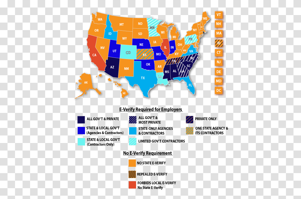 States That Require E Verify 2018, Plot, Diagram, Map, Poster Transparent Png