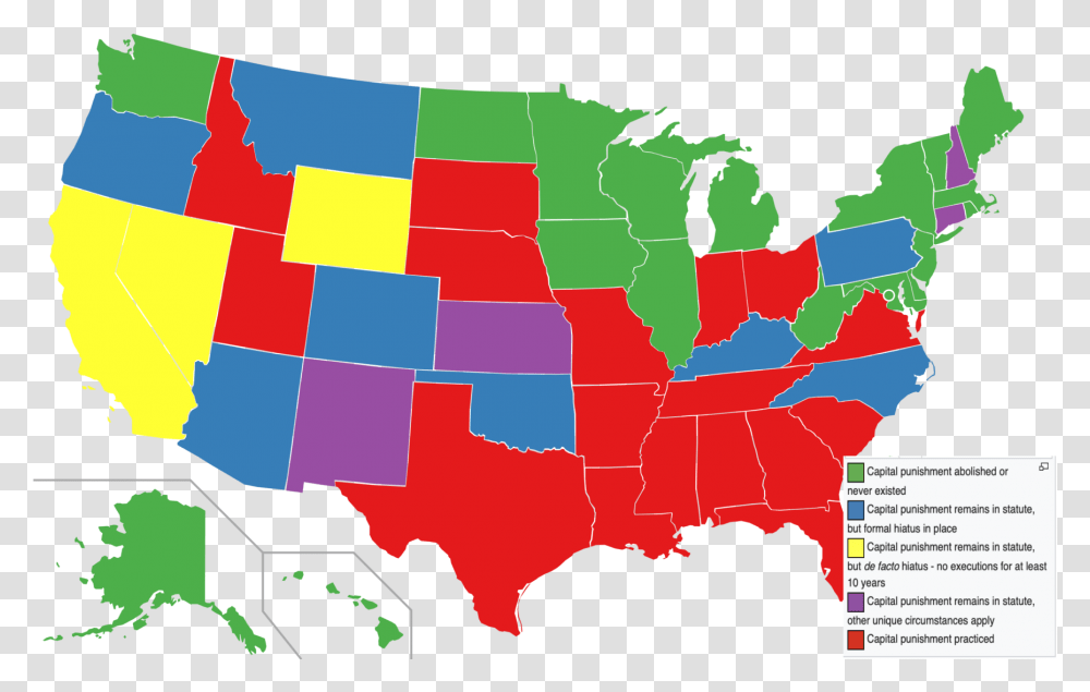 States With Death Penalty, Map, Diagram, Poster, Advertisement Transparent Png