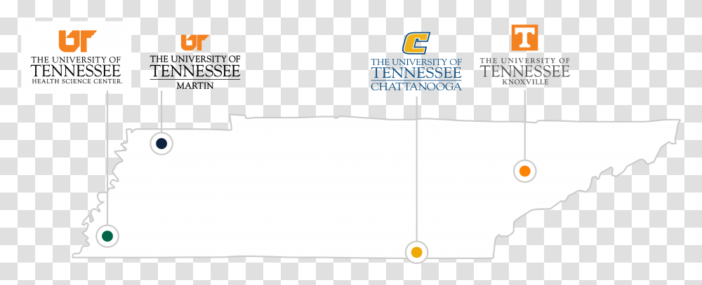 Statewide Campus Map University Of Tennessee Campuses, Plot, Screen, Electronics Transparent Png