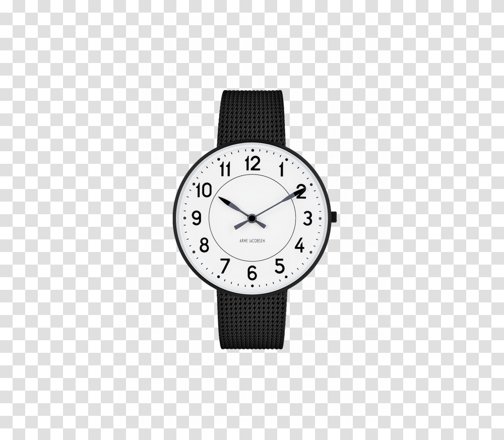 Station 40 Mm Arne Jacobsen Bankers Watch, Clock Tower, Architecture, Building, Wristwatch Transparent Png
