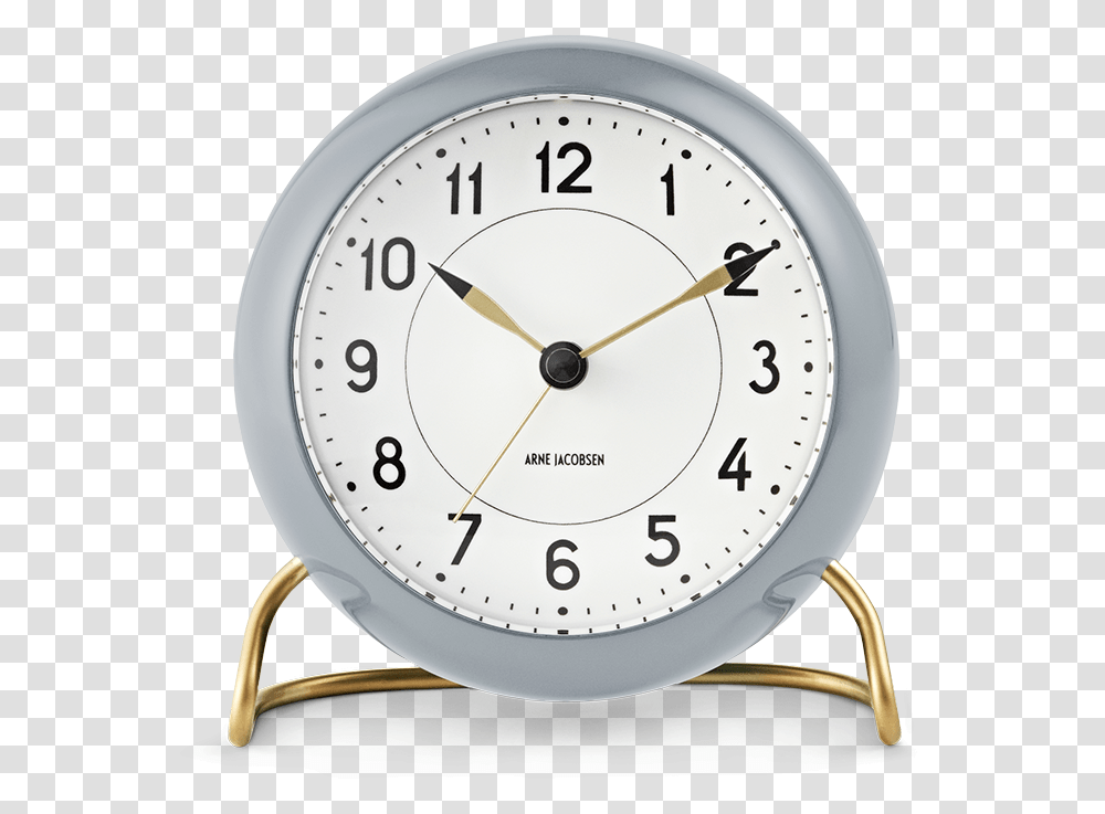 Station Table Alarm Clock Greygold By Arne Jacobsen Alarm Table Clock, Analog Clock, Clock Tower, Architecture, Building Transparent Png