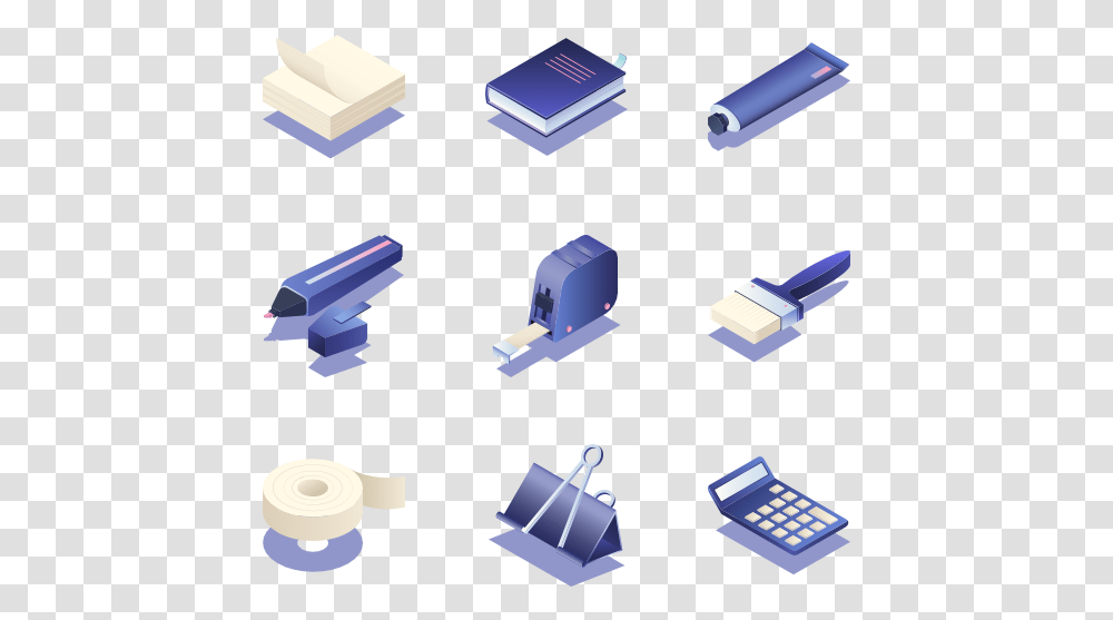 Stationery Isometric Stationary Isometric, Network, Sink Faucet, Electronics Transparent Png