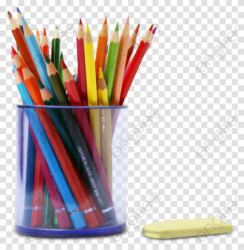 Stationery Pencil Case, Brush, Tool, Jar, Vase Transparent Png