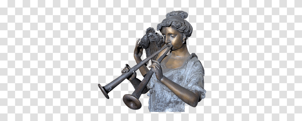 Statue Person, Sculpture, Horn Transparent Png