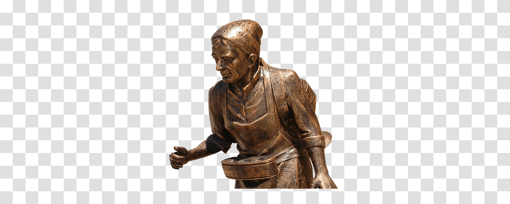 Statue Person, Bronze, Human, Sculpture Transparent Png