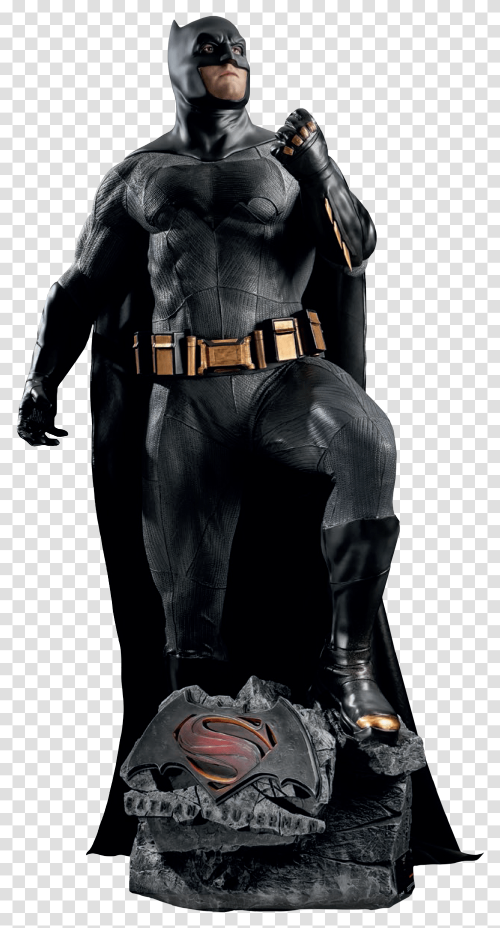 Statue Batman Vs Superman, Person, Ninja, Helmet Transparent Png