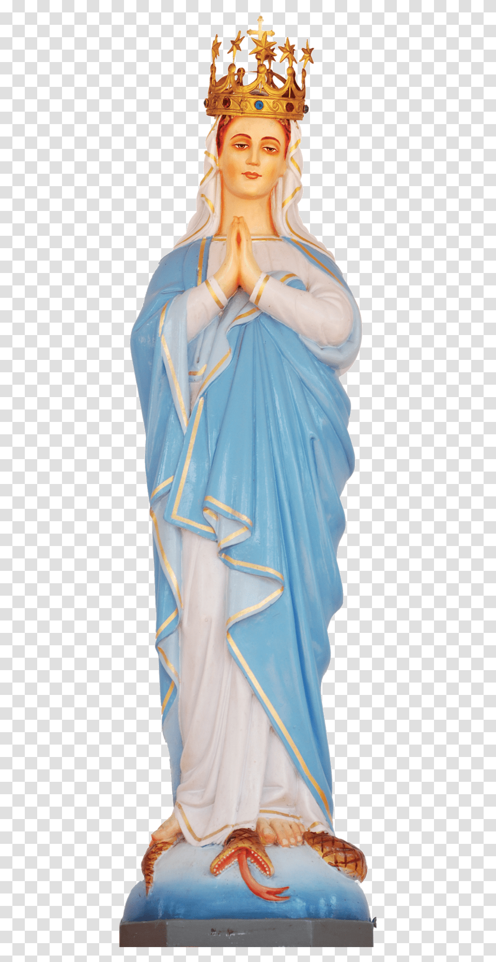 Statue Church Velankanni Classical Sculpture Figurine Lourde Matha, Evening Dress, Robe, Gown, Fashion Transparent Png