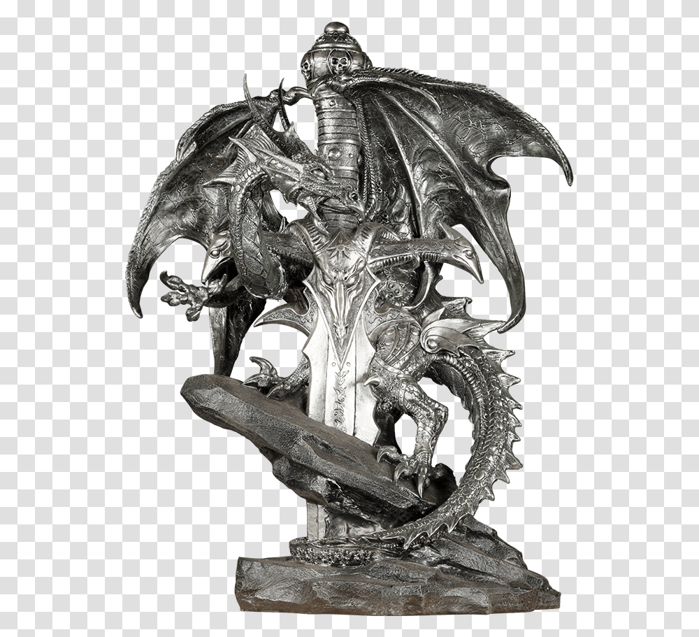 Statue, Cross, Dragon Transparent Png