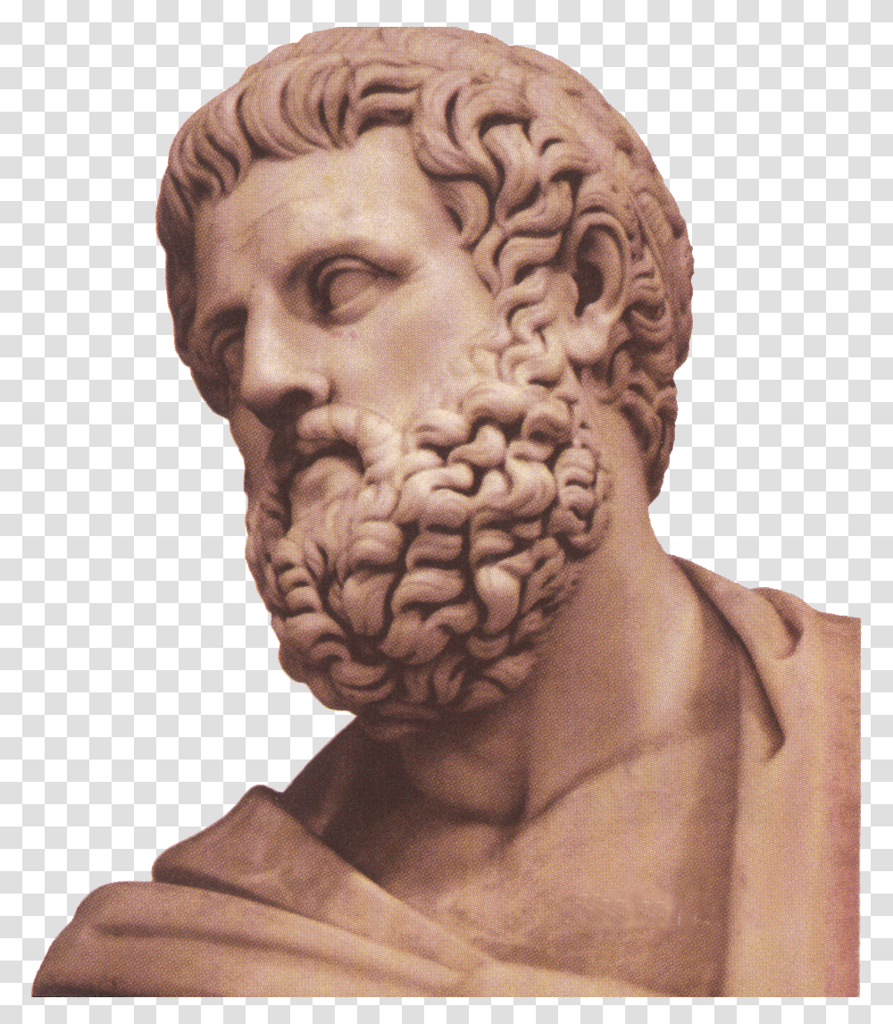 Statue Face Sophocles Success Is Dependent On Effort Sophocles, Head, Person, Human, Tattoo Transparent Png