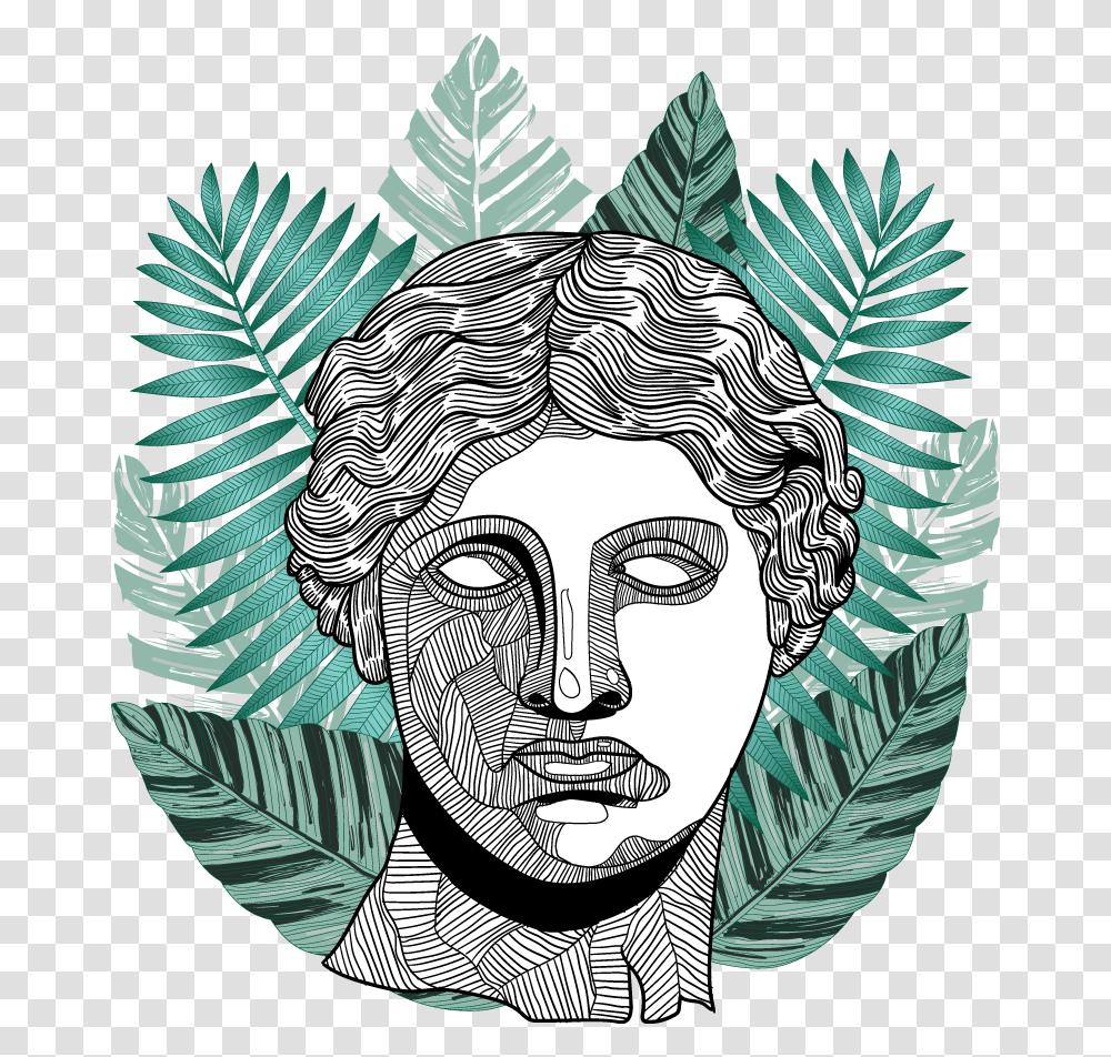 Statue Julius Caesar Vector, Head, Face, Green Transparent Png