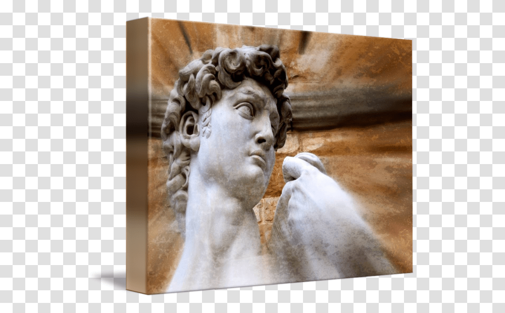 Statue Of David Piazza Della Signoria, Head, Sculpture, Archaeology Transparent Png